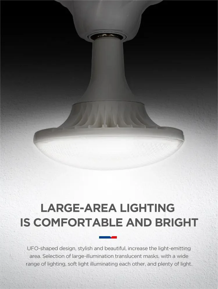 2 Years Guarantee UFO LED Lamp 50W UFO Light Bulb High Power LED Bulb