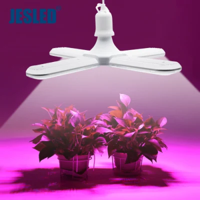 Jesled haute puissance LED plante croissante ampoule plante d'intérieur serre E27 LED UFO cultiver lampe avec rouge bleu IR UV longueur d'onde