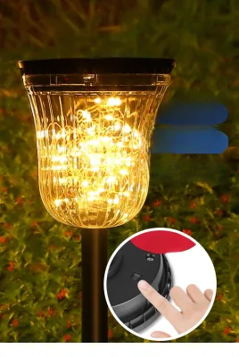 Fabrication Chine Panneau de lampe LED Éclairage paysager Lampes solaires de sol de jardin